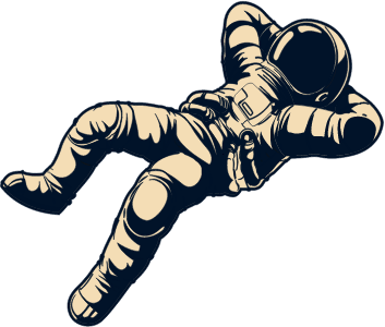 floating astronaut